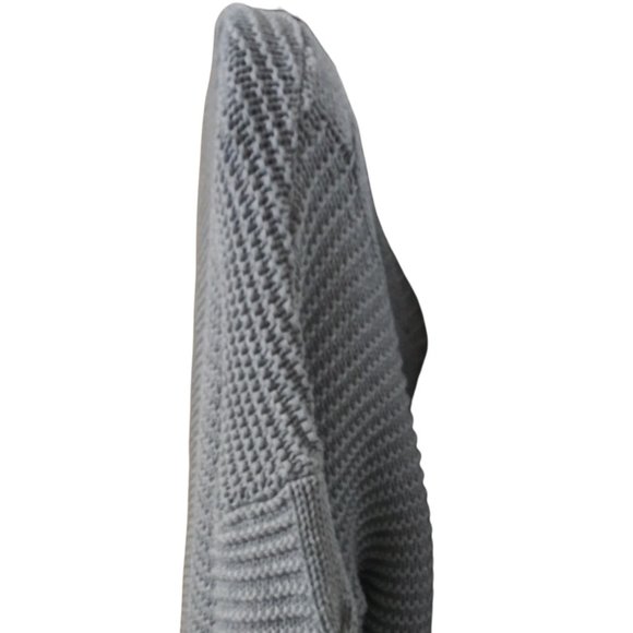 SOLD!!! Oversized Chunky Open Front Cardigan Sweaters Cable Knit Size M - Picture 10 of 16